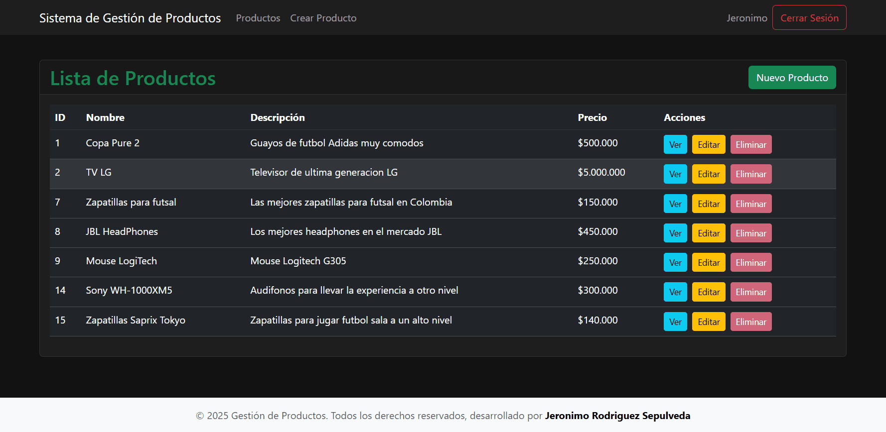 Image Secure Product Management System Website